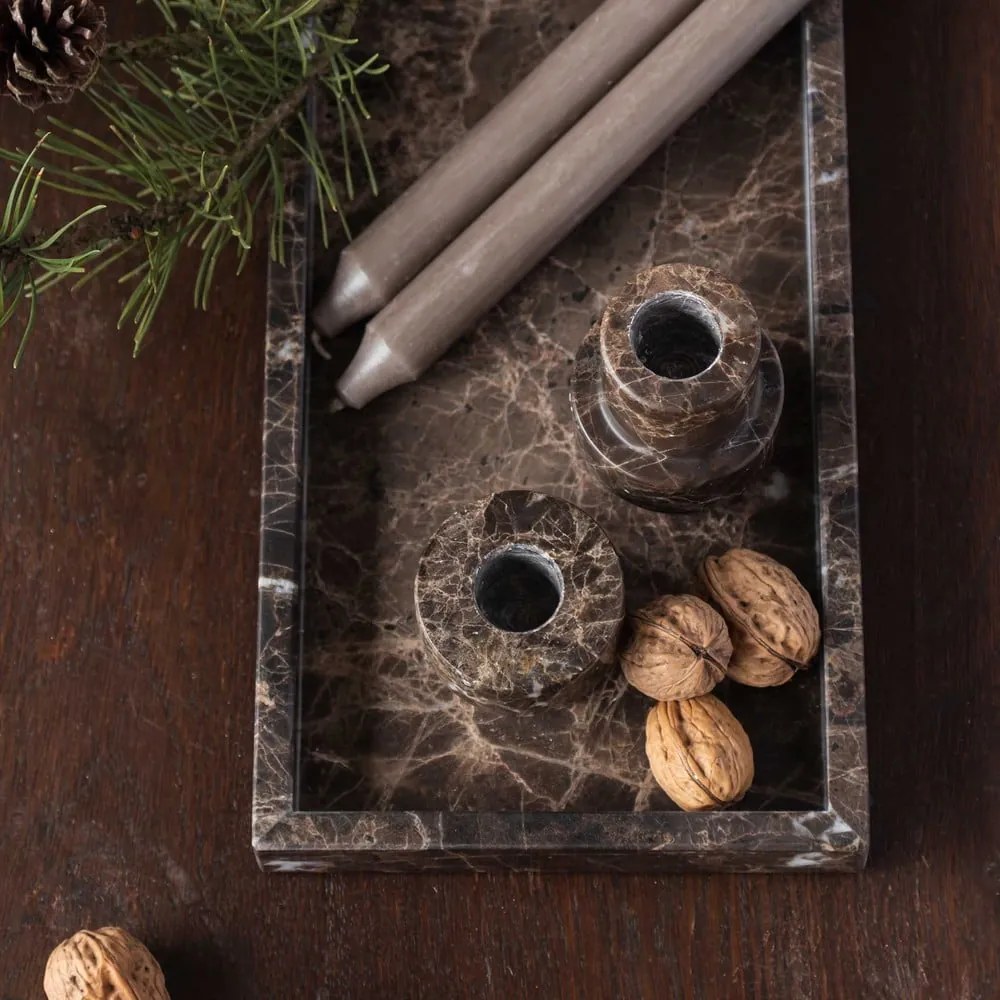 Мраморен декоративен поднос 16x31 cm Marble – Mette Ditmer Denmark