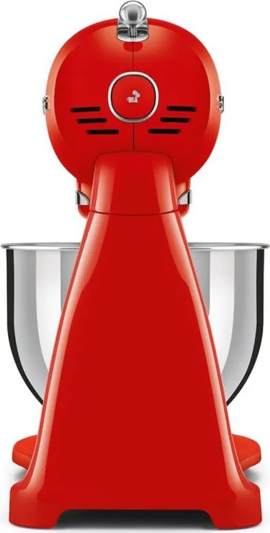 Планетарен миксер SMEG SMF03RDEU, 800 W, 4.8 л, 10 скорости, Функция за плавен старт, Крачета против хлъзгане, Червен