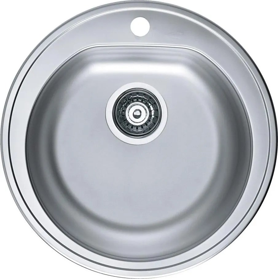 ALVEUS 1116756 - Кухненска мивка FORM, ширина 51 см, неръждаема стомана/сатин, дълбочина 18,5 см