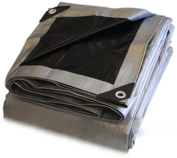 Сребриста водоустойчива мушама 3m x 4m