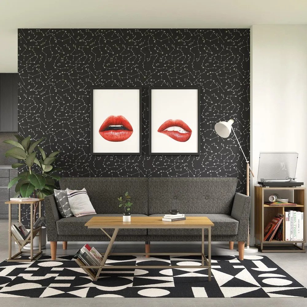 Сив разтегателен диван 205 cm Regal - Novogratz