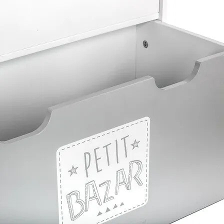 Детска библиотека atmosphera Bazar, MDF, 70 cm - Сив