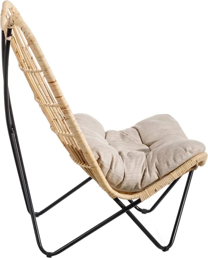Кресло тъкано в естествен цвят – Ixia