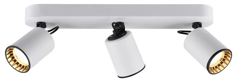 Бяла прожекторна лампа ø 6 cm Pago - Trio