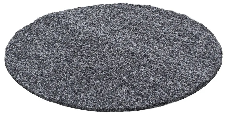 Тъмносив кръгъл килим ø 200 cm Life – Ayyildiz Carpets