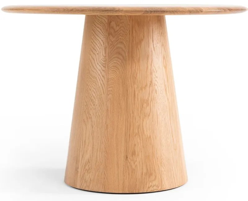 Кръгла странична масичка от масивен дъб ø 55 cm Mushroom – Gazzda