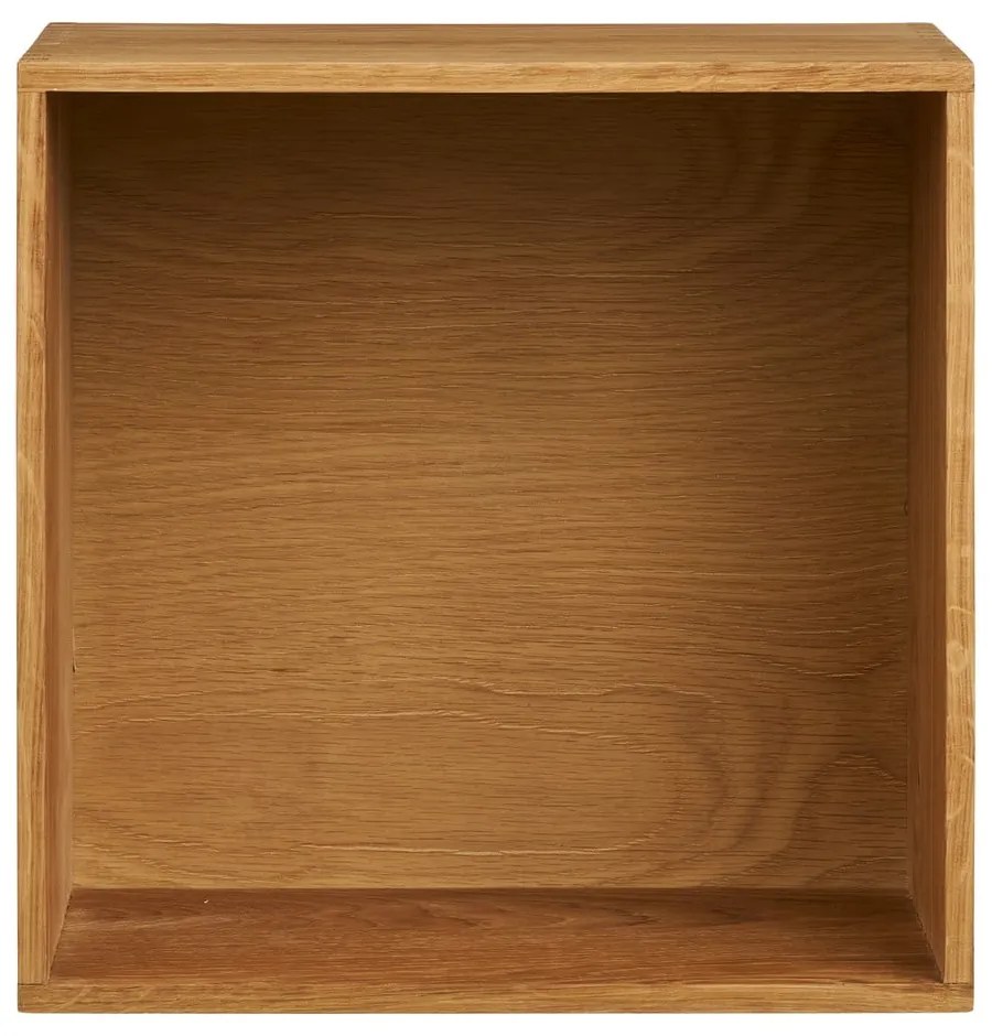 На няколко нива стенен рафт от масивен дъб в естествен цвят 18 cm Townsville – House Nordic