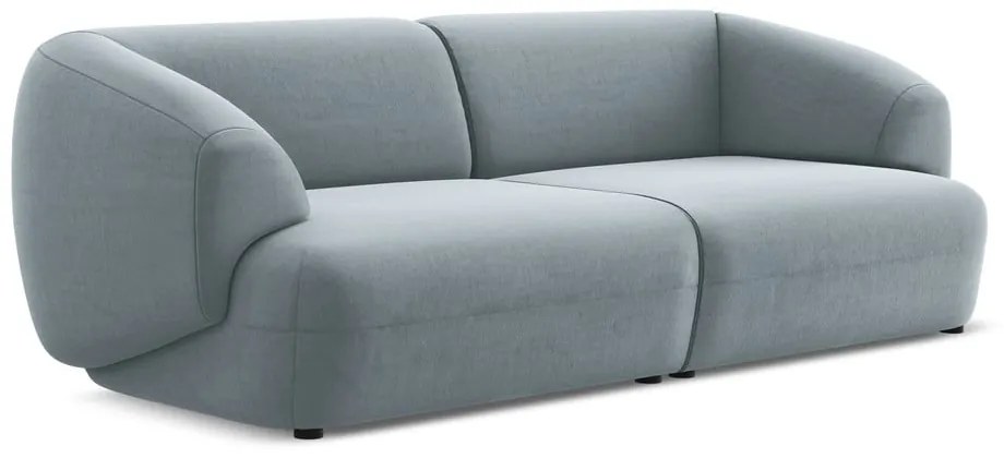 Светлосин кадифен диван 232 cm Moana – Makamii