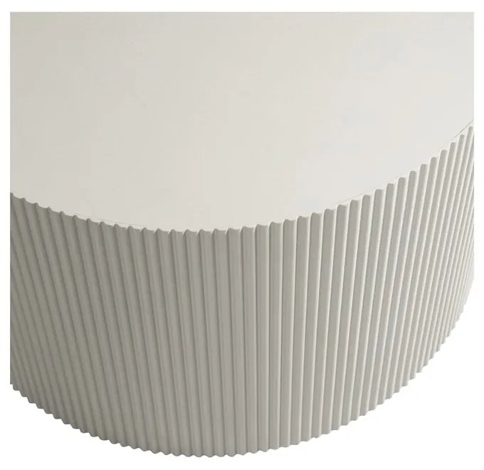 Бежова кръгла масичка за кафе ø 60 cm Sanne - WOOOD