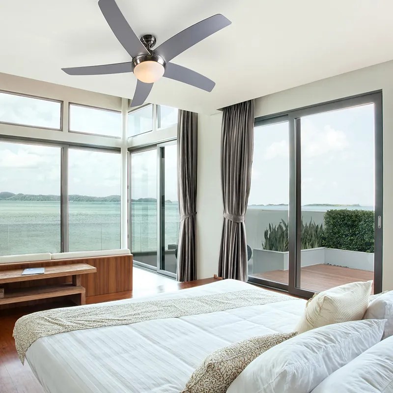 Вентилатор за таван стомана 132 см с дистанционно управление - Cool