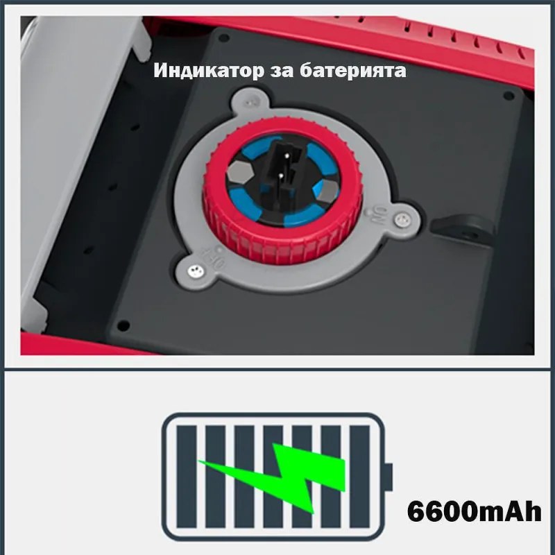 Безкабелен робот за почистване на басейни Wybot Typhor 2 (Osprey 300 Pro), 50W, Li-Ion 6600 mAh, За до 120 м2, Автономия 120 минути, Self-parking, Auto-reverse, Бял