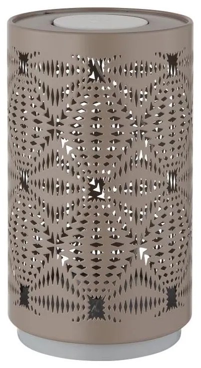 Globo 21018CH - LED RGB настолна лампа AMIYAH LED/1W/5V 500 mAh кафява