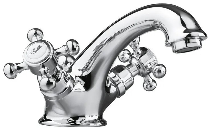 Стояща батерия за мивка в лъскаво-сребрист цвят Antea – Sapho