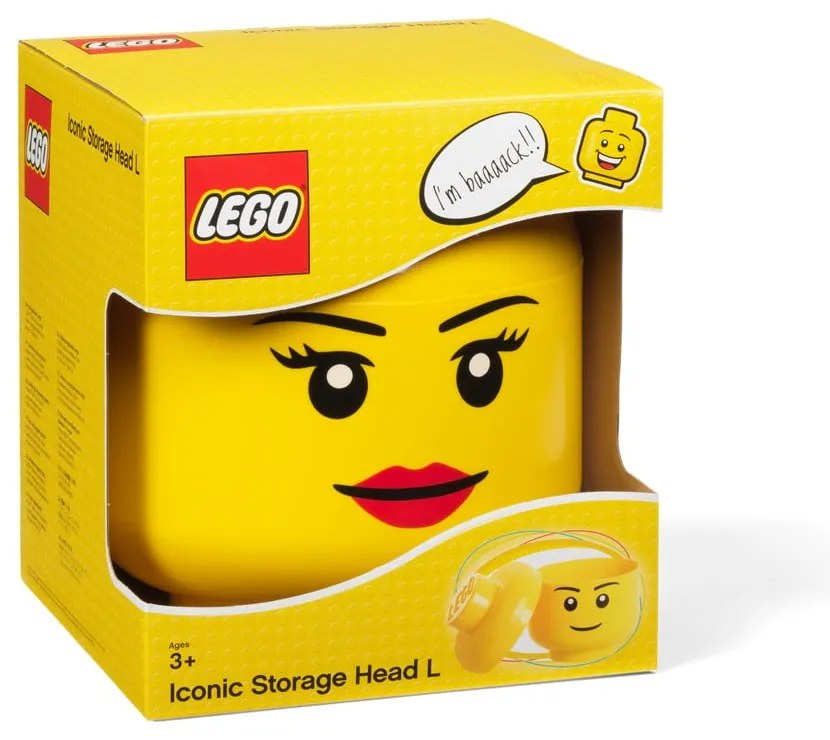 Кукла за съхранение Момиче, ⌀ 24,2 cm - LEGO®