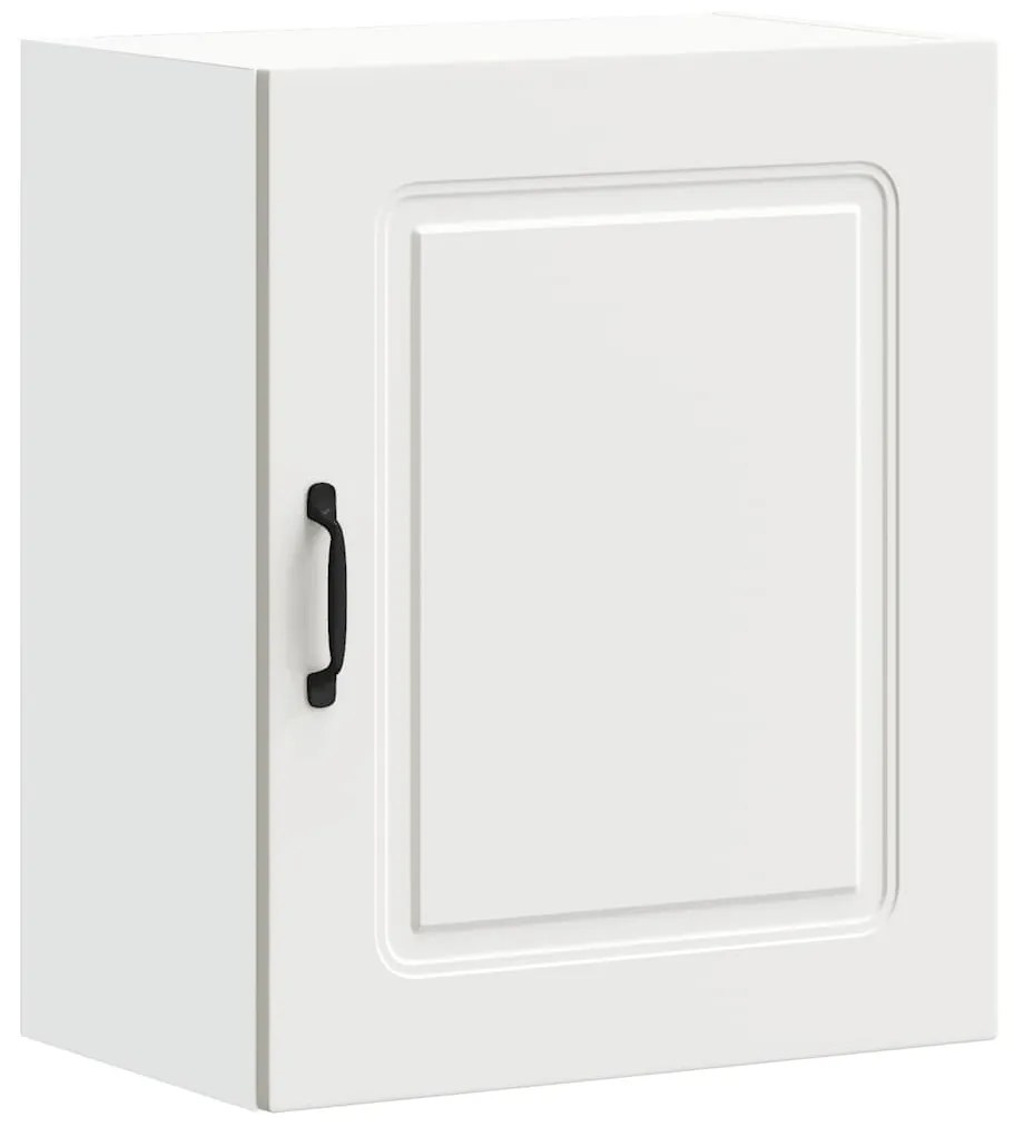 853557 vidaXL Кухненски стенен шкаф, Kalmar, бял, инженерно дърво