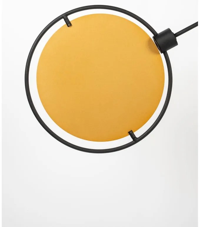 LED затъмняващо се висящо осветително тяло в цвят жълта охра и черно Sirius – Zuiver