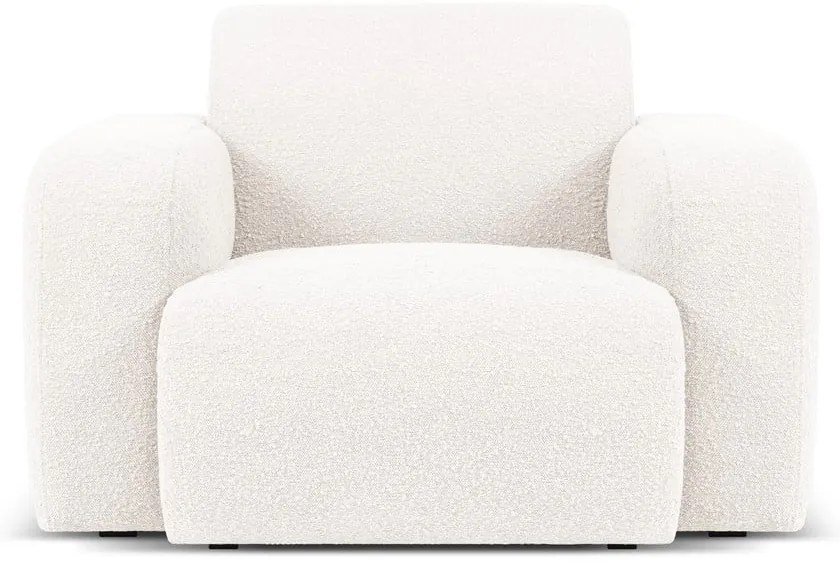 Бял фотьойл от плат букле Molino - Micadoni Home