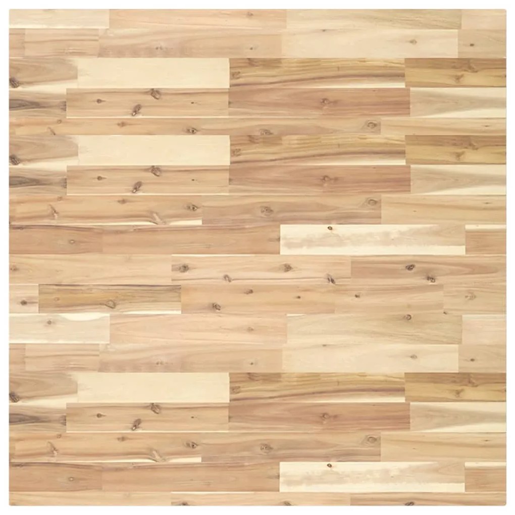 4008717 vidaXL Плот за маса квадратен 90x90x4 см масивна акация