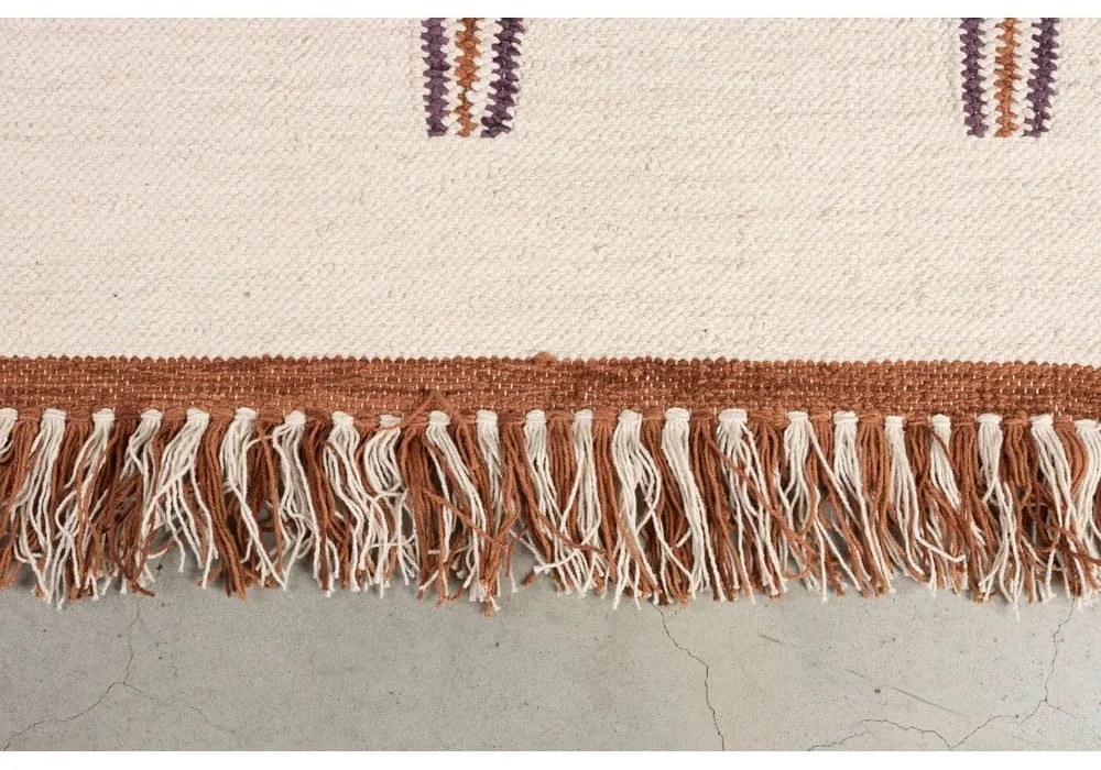 Теракотен памучен килим 200x300 cm Gambit – Dutchbone