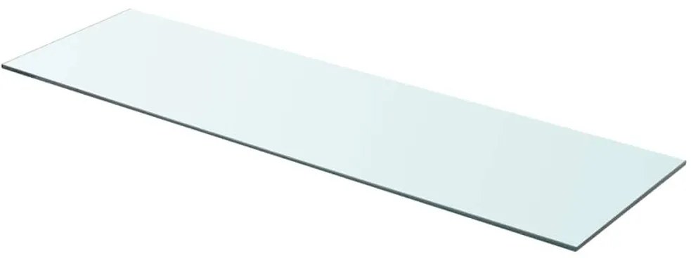 3051580 vidaXL Рафтове, 2 бр, панели прозрачно стъкло, 90x25 см