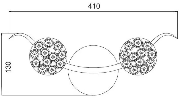 Аплик Venus 2-лампи