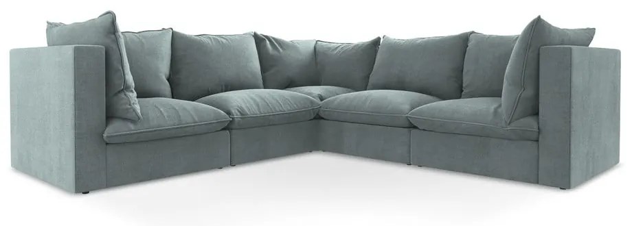 Син ъглов диван Manao – Makamii