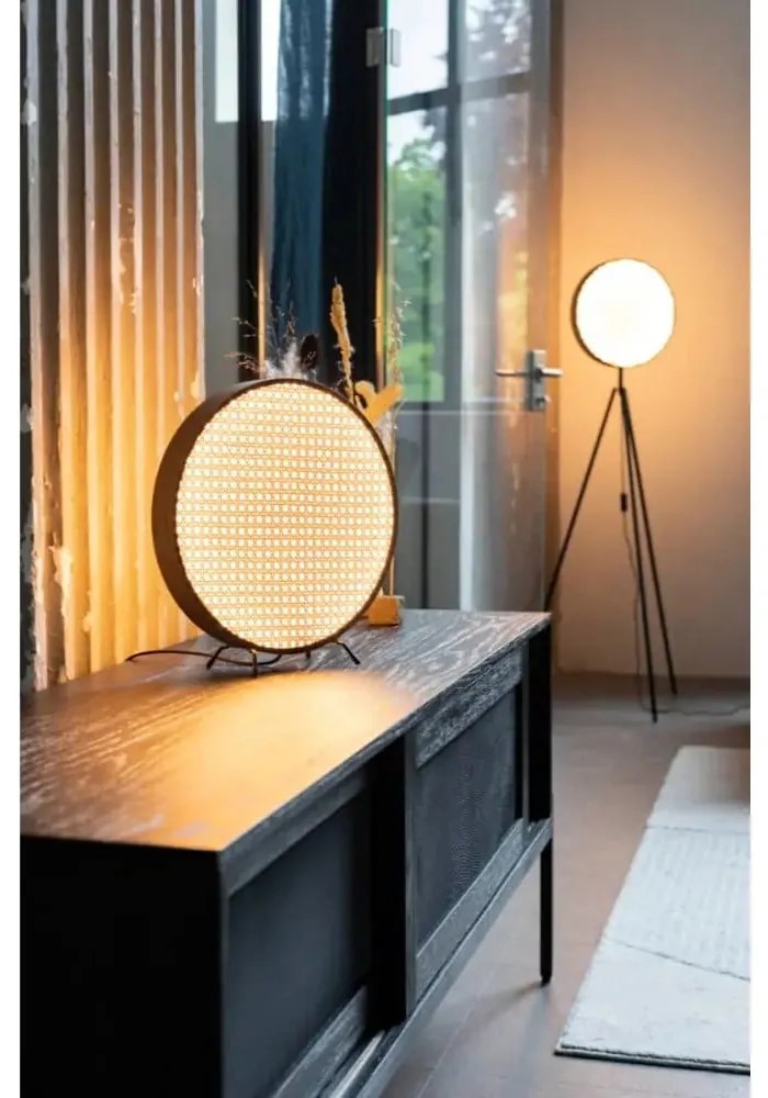 Бежова и черна настолна лампа Sien - Zuiver