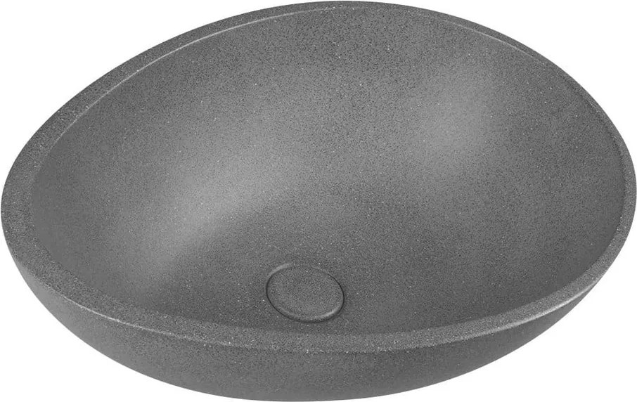 Тъмносива бетонна мивка 53x39 cm Punc – Sapho