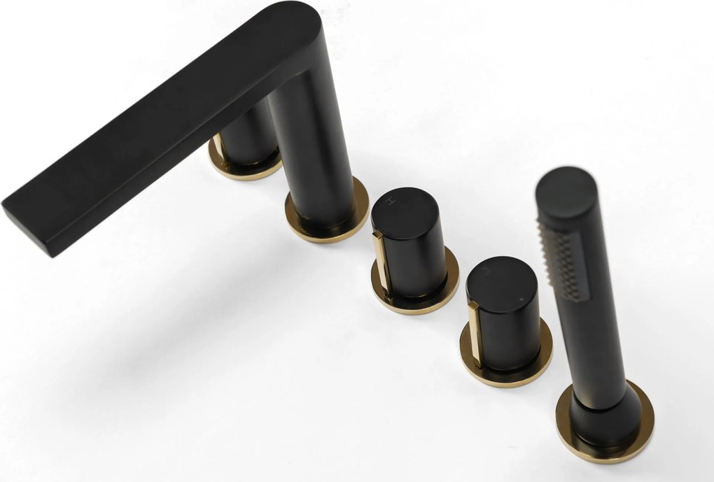 Смесител за вана Rea ICON Black Matt