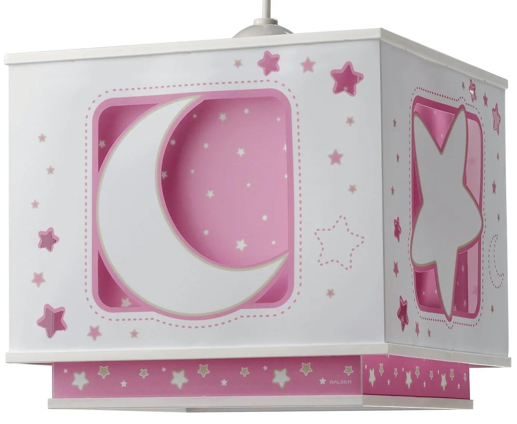 Покривна лампа Ango Moon-Pink