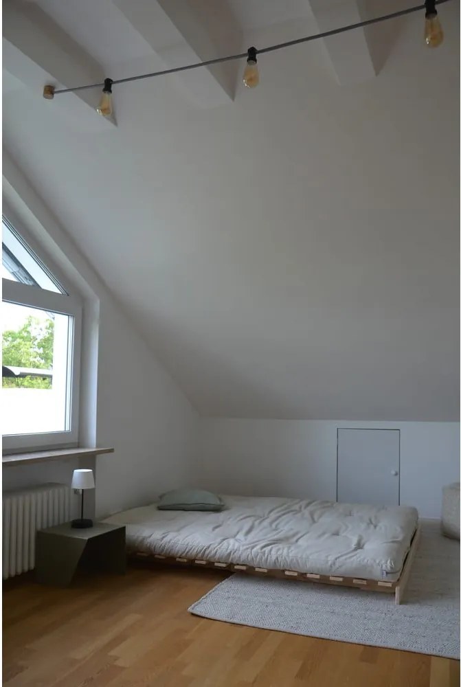 Сиво-бежов ленен разтегателен диван 160 cm Roots – Karup Design