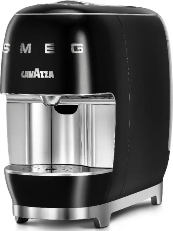 Еспресо машина за капсули SMEG Lavazza A Modo Mio LM200, 1250 W, 10 bar, 0.9 л, Бързо загряване, Черен