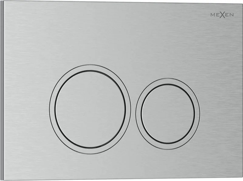 Mexen Tex 01 бутон за промиване, матиран никел - 6101-10