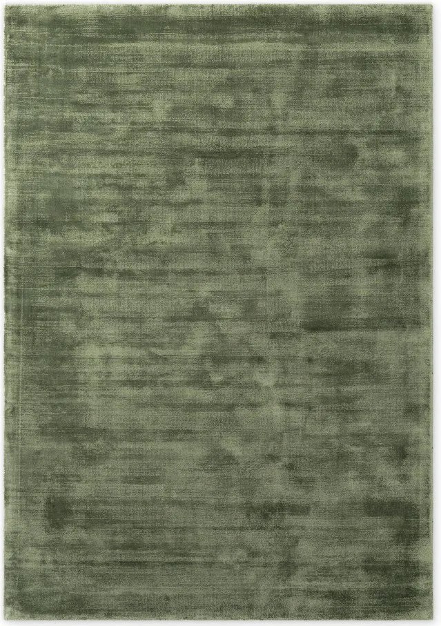 Зелен ръчно изработен килим от вискоза 160x230 cm Noemi – Vikosa