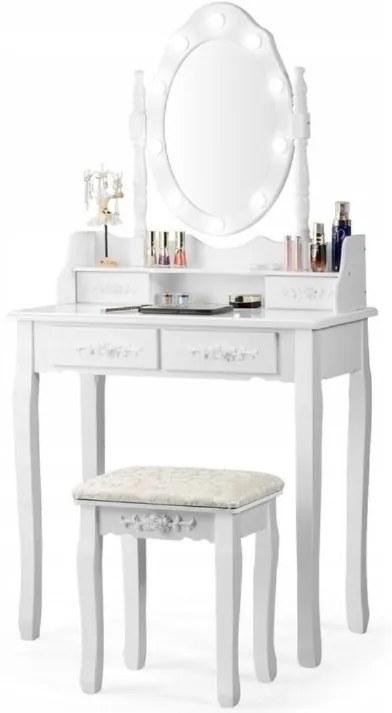 Качествена тоалетка с огледало и LED осветление