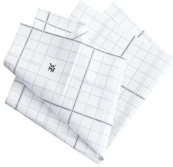 WMF - Почистваща кърпа от микрофибър 50x40 см, бяла