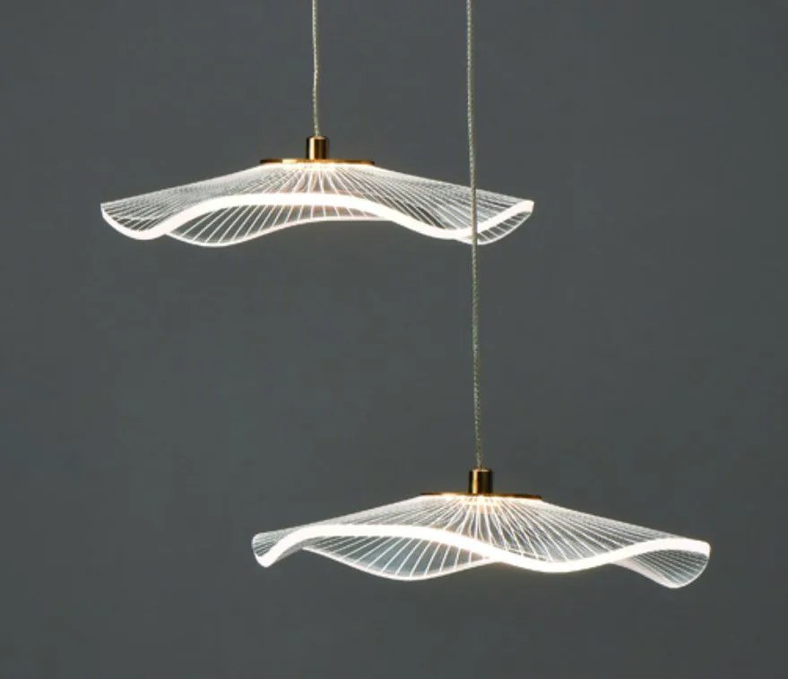 Висяща таванна лампа LED Nimfea 3-лампи