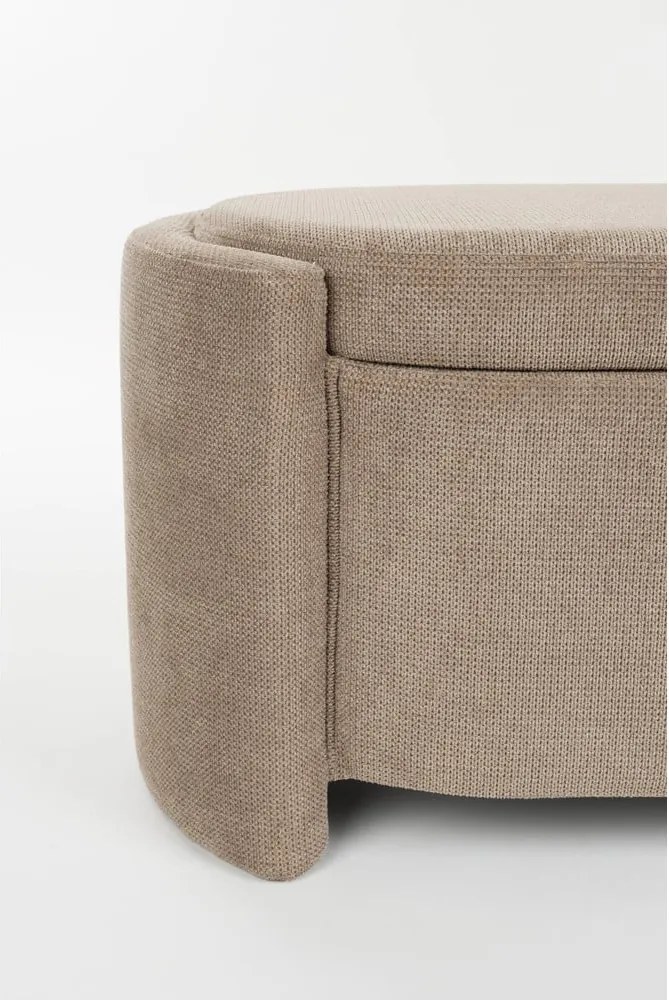 Светлокафява пейка Miro – White Label