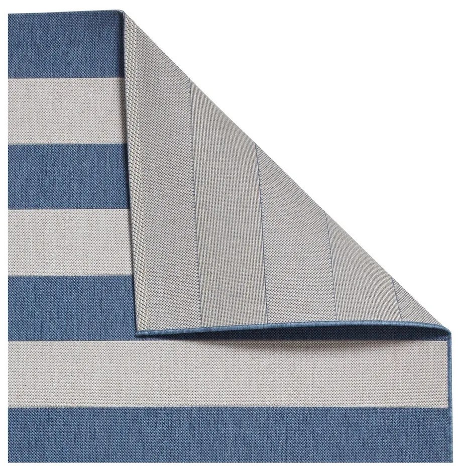 Синьо-бежов външен килим 230x160 cm Santa Monica - Think Rugs