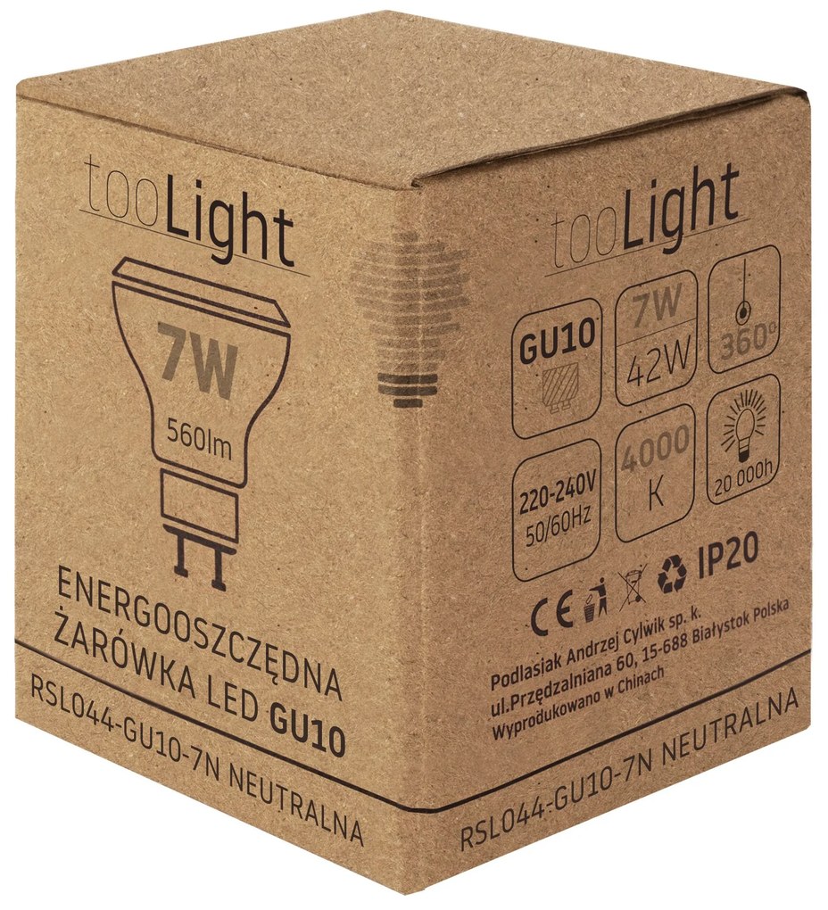 Крушка LED RSL044 GU10 7W Neutral