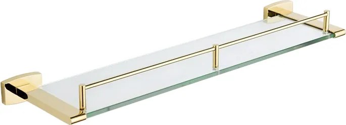 Mexen Zoja висящ стъклен рафт, златен - 7019137-50