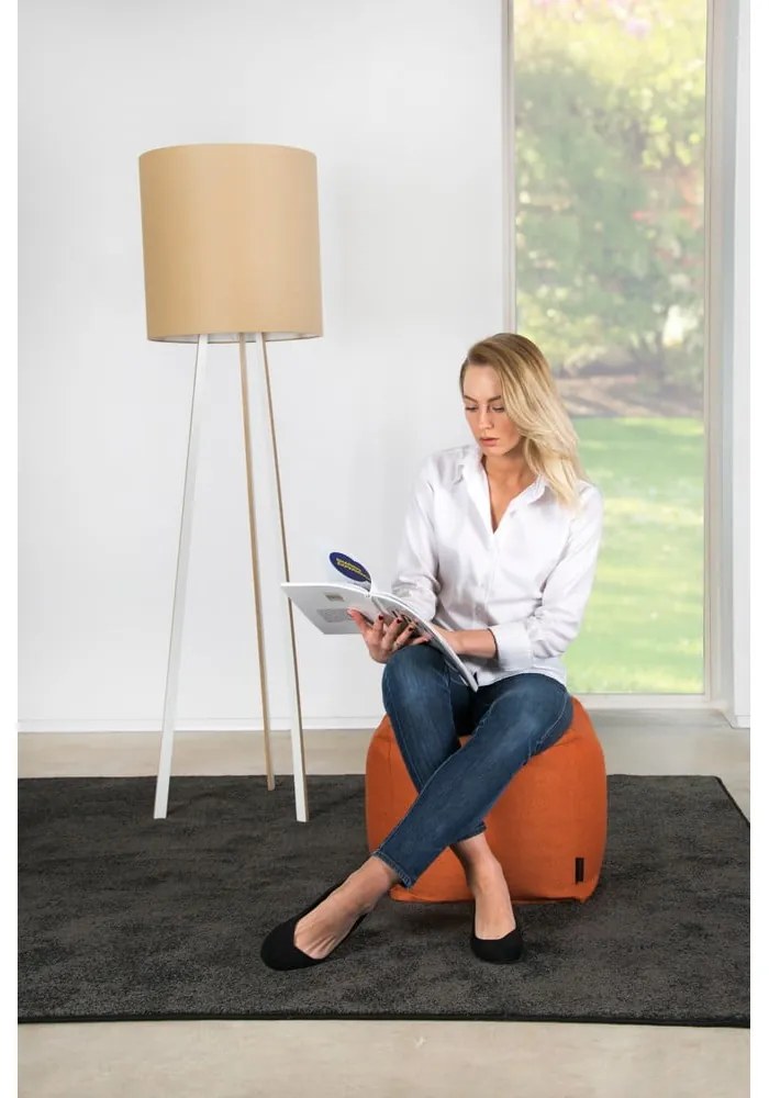 Светлосив пуф Up! MooG – SLOWDOWN