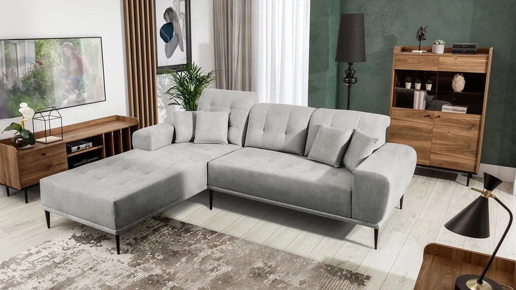 Ъглов диван Rapallo-Gkri Anoixto-Left