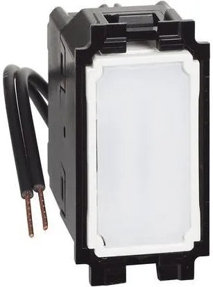 BTICINO Кръстат ключ със син индикатор 1 мод. 10A Living Now  - K4004LB