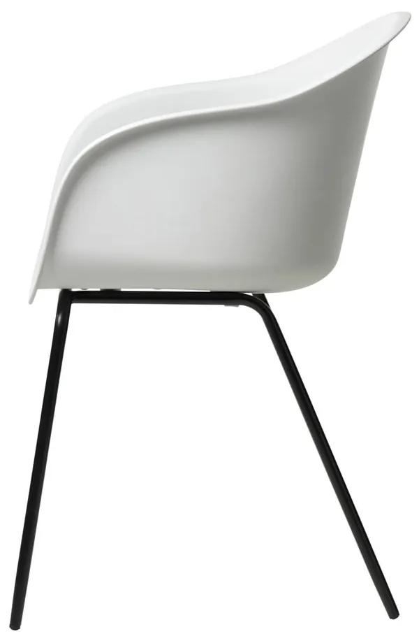 Бял трапезен стол Topley - Unique Furniture
