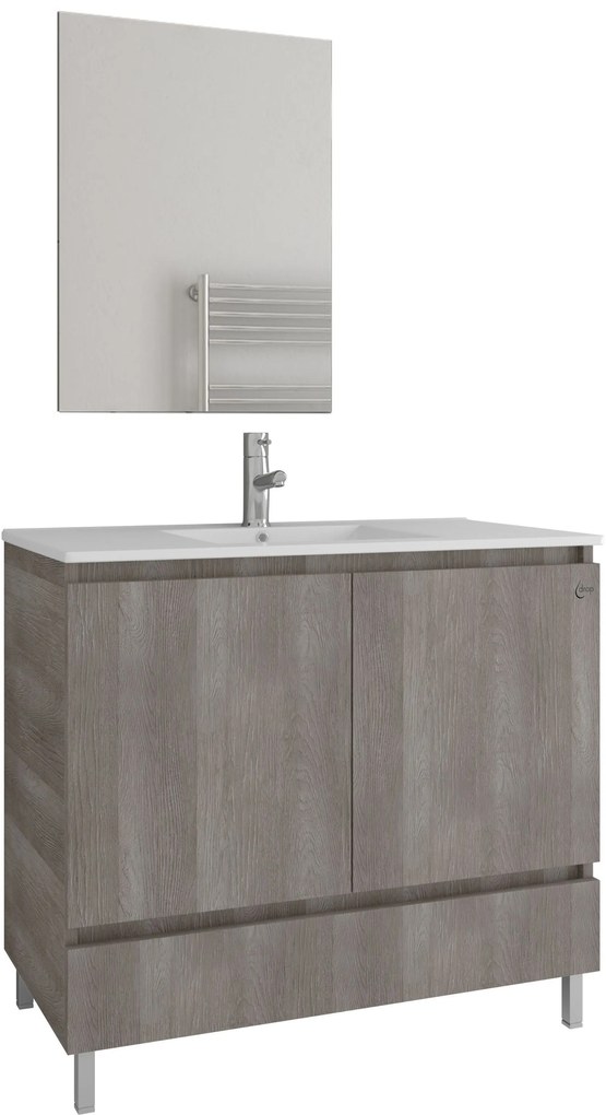 Комплект за баня Drop Delta 90 slim-Leuko
