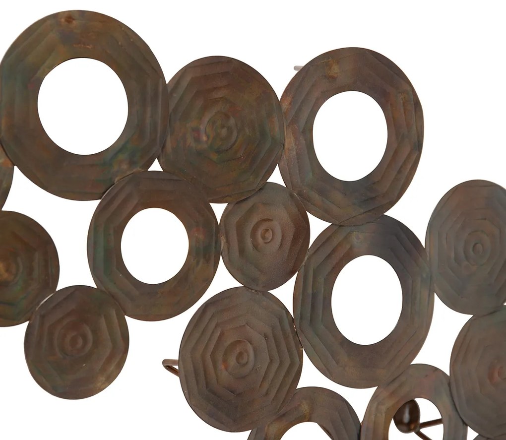 Стенна лампа в стил арт деко мед 77 см - Circles