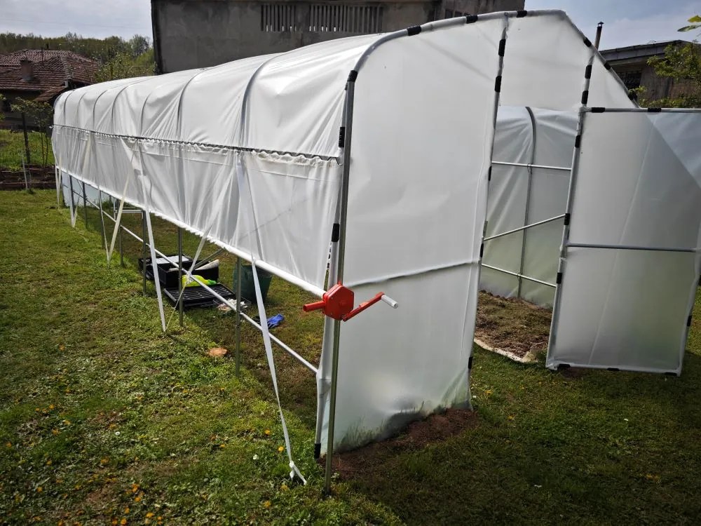 Професионална модулна оранжерия Tunnel Pro System 3 - 18 кв.м. с две врати (6x3x2m)