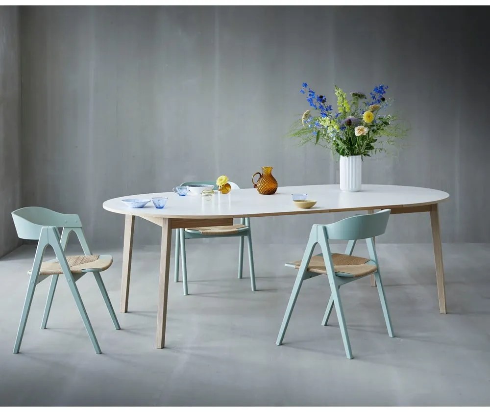 Сгъваема маса за хранене с бял плот Hammel Ø130 Single - Hammel Furniture