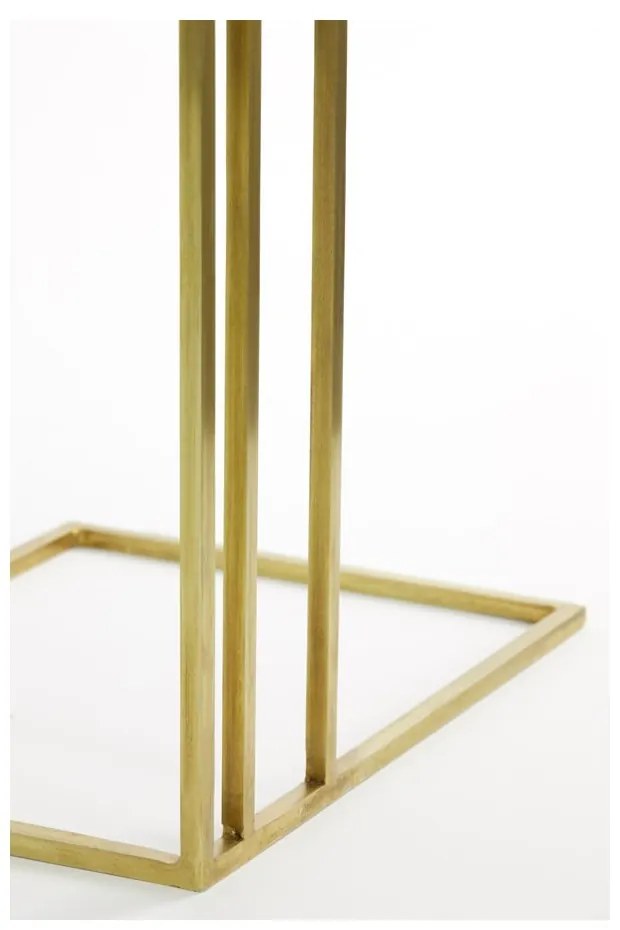 Странична масичка с плот от имитация на мрамор 31x41 cm Roshan – Light &amp; Living